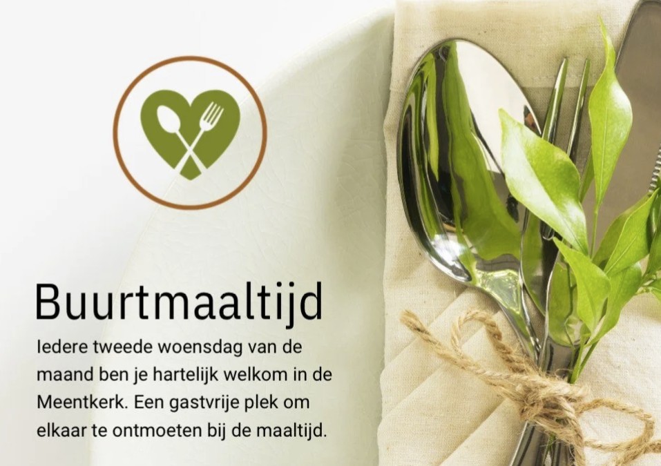 Buurtmaaltijd Meentkerk